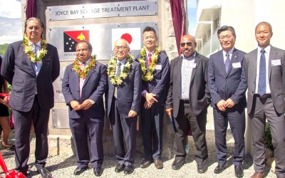 Multimillion kina Joyce Bay Sewage Treatment Facility commissioned